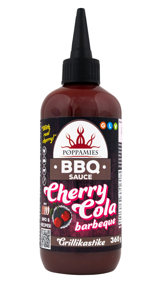 Poppamies Cherry & Cola bbq sauce gr. 360