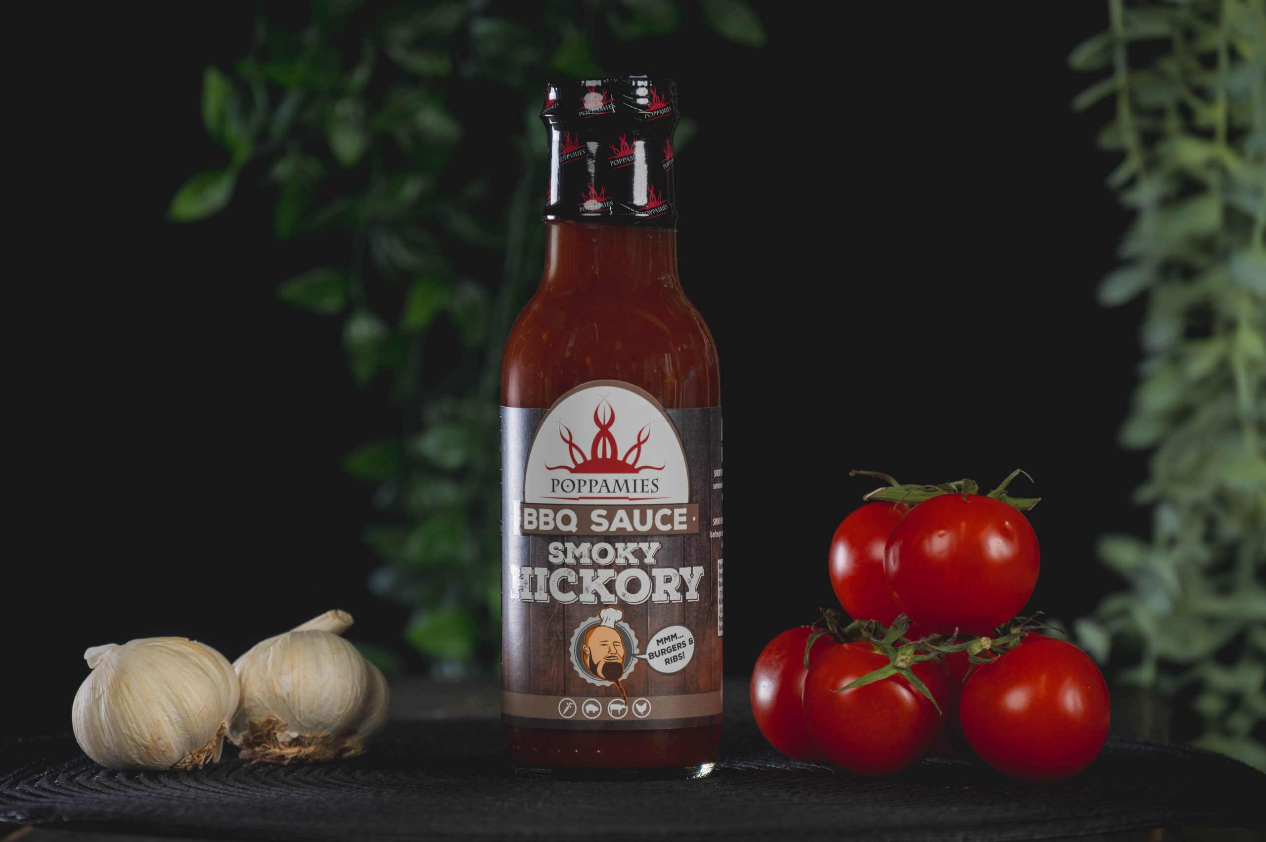Poppamies Smoky Hickory bbq sauce gr. 410 - immagine 2