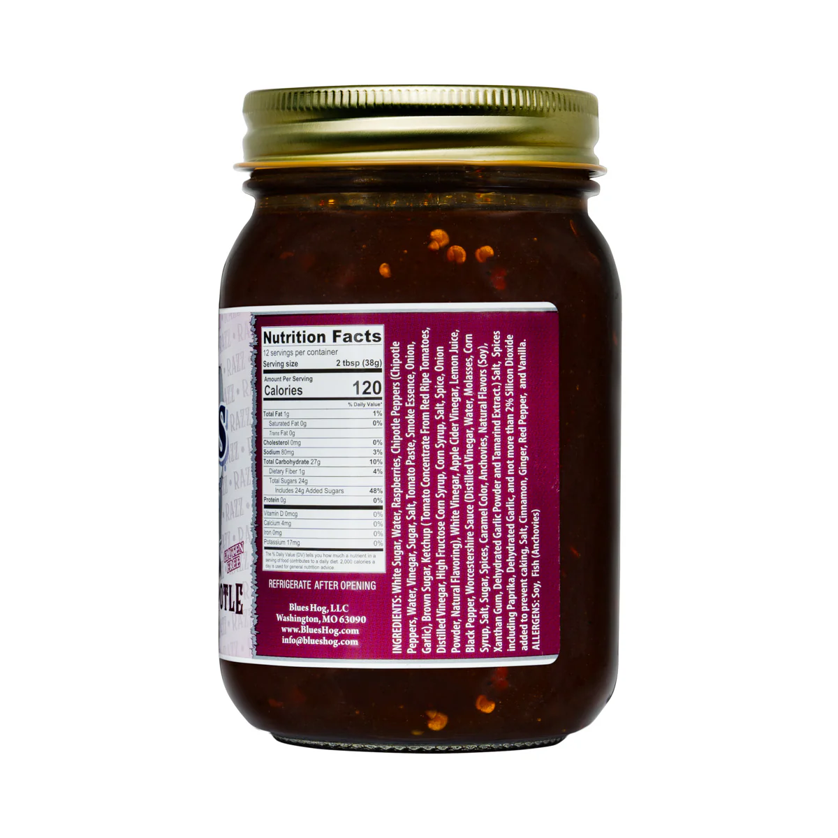 Blues Hog Raspberry Chipotle sauce 542 g. - immagine 2