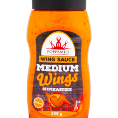 Poppamies Wing sauce Medium Wings 340 g.