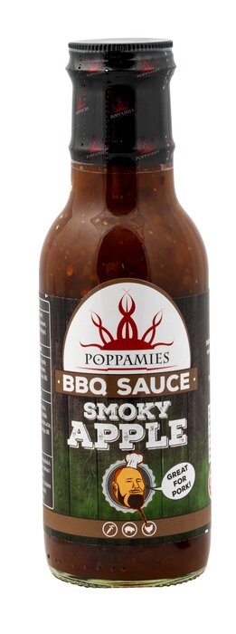 Poppamies Smoky apple bbq sauce gr. 410