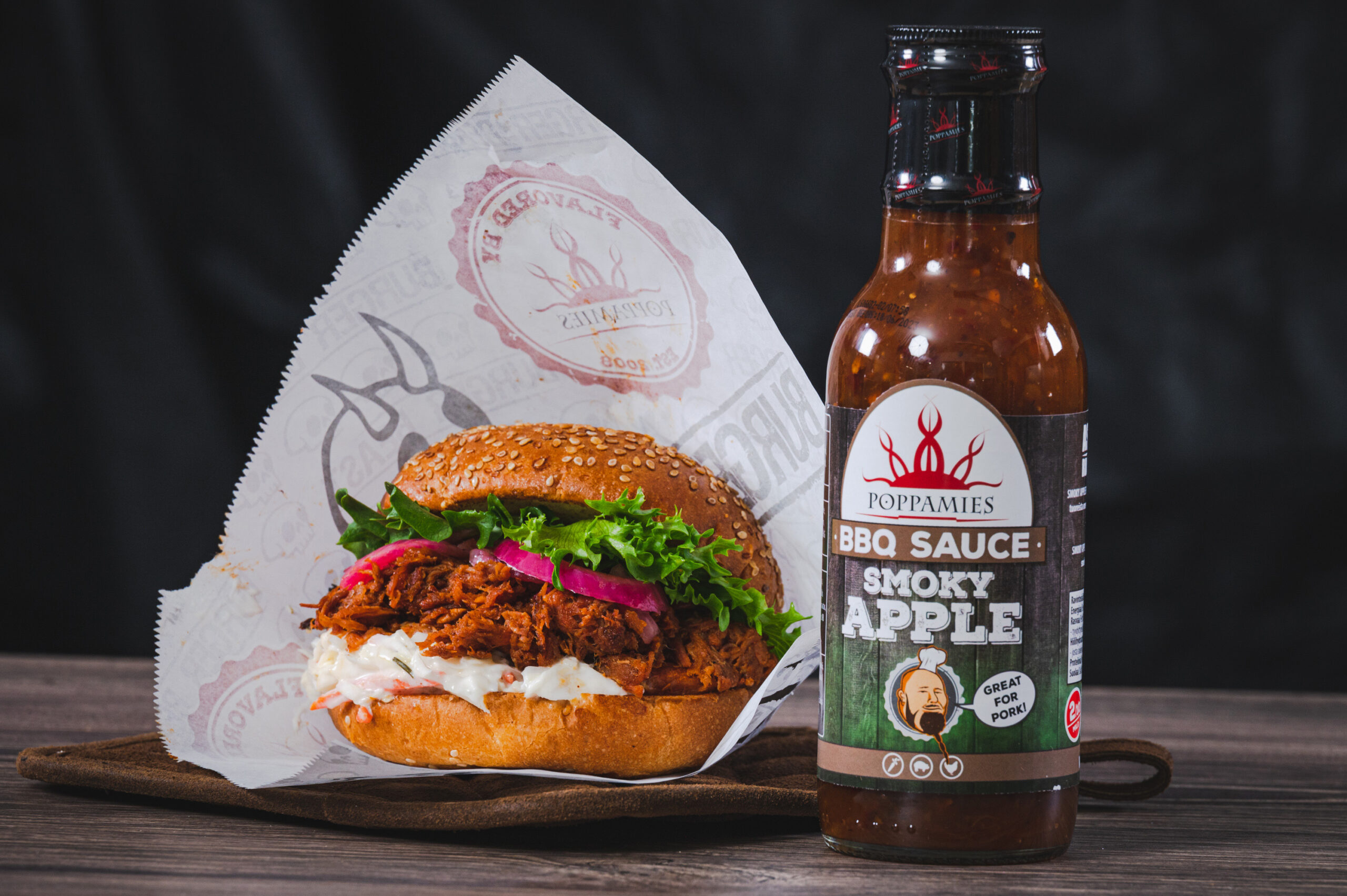 Poppamies Smoky apple bbq sauce gr. 410 - immagine 2